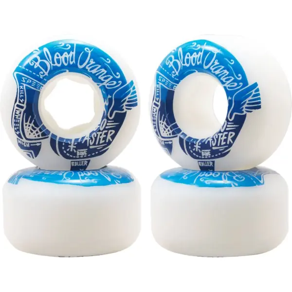 Blood Orange Street Raw Rounded 99A Cruiser Ruedas 4 Piezas (52mm - Azul)