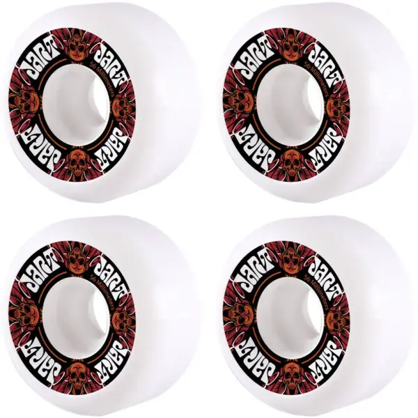 Ruedas Skate Jart Bondi 83B 4 Piezas (56mm - Blanco/Negro/Rojo)