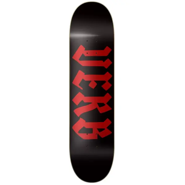 Tabla Skateboard Verb Calligraphy (8.325" - Red)