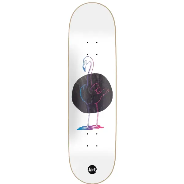 Tabla Skateboard Jart Fuckers (8.25" - Blanco/Lila/Negro)
