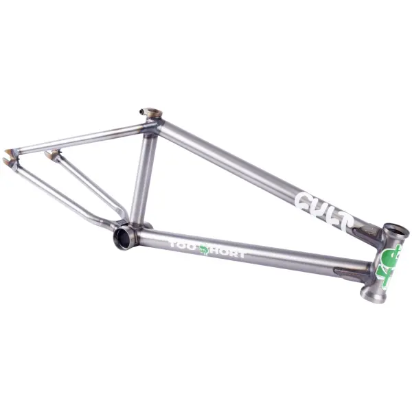 Cuadro BMX Cult 2 Corto IC2 Freestyle (21" - Matte Clear Raw)