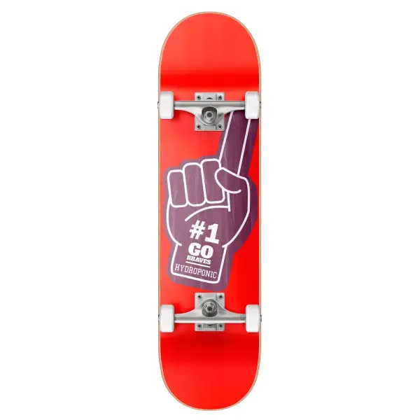 Skateboard Completo Hydroponic Hand (8.125" - Red)