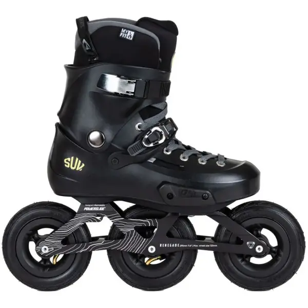 Powerslide Zoom Renegade 125 Patins Nórdicos (Preto - 39-40)