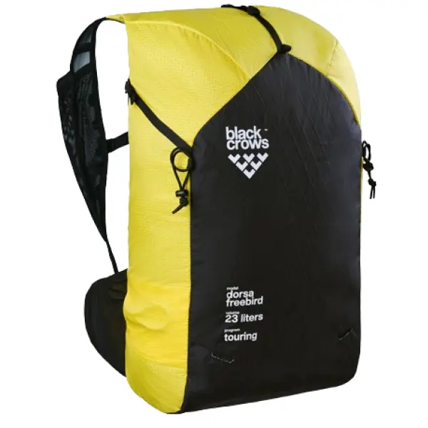 Mochila De Esqui Black Crows Dorsa 23 Freebird (Preto/Amarelo)