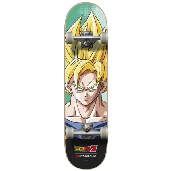 Skate Completo Hydroponic x DragonBall Goku Super Saiyan (8" - Amarelo)