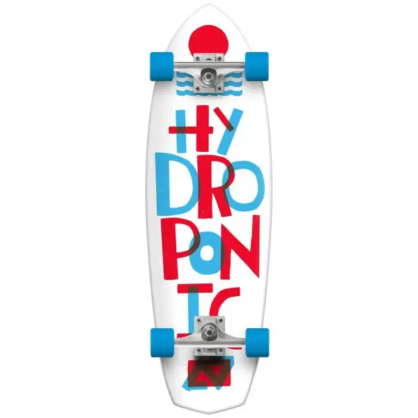 Skate Cruiser Hydroponic Diamond Complete Completo (32" - Tipe White)