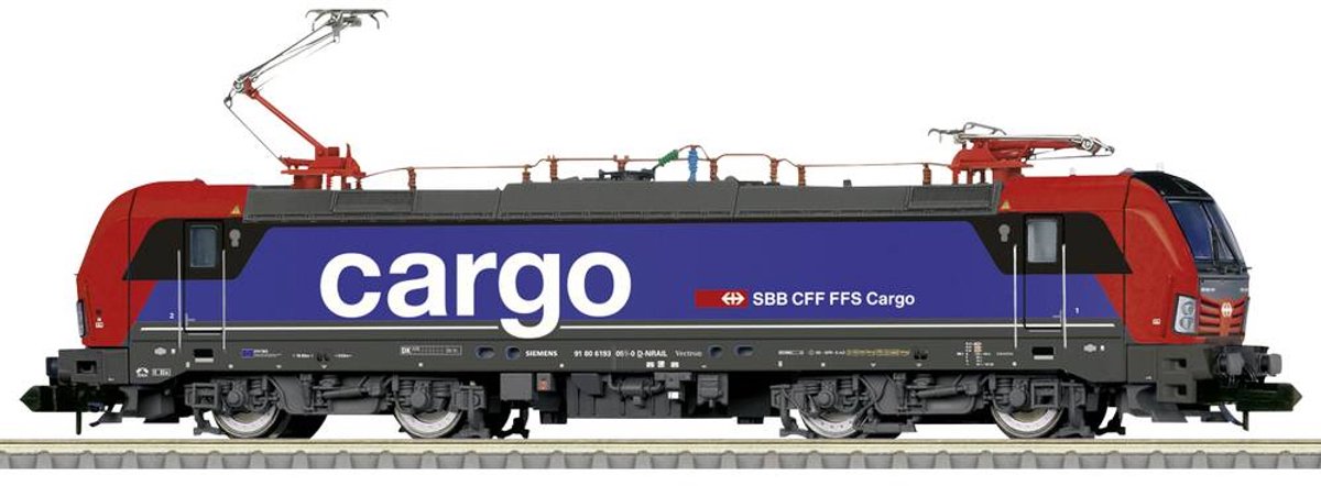 Locomotiva elettrica N BR 193 Vectron delle FFS MiniTrix 16837