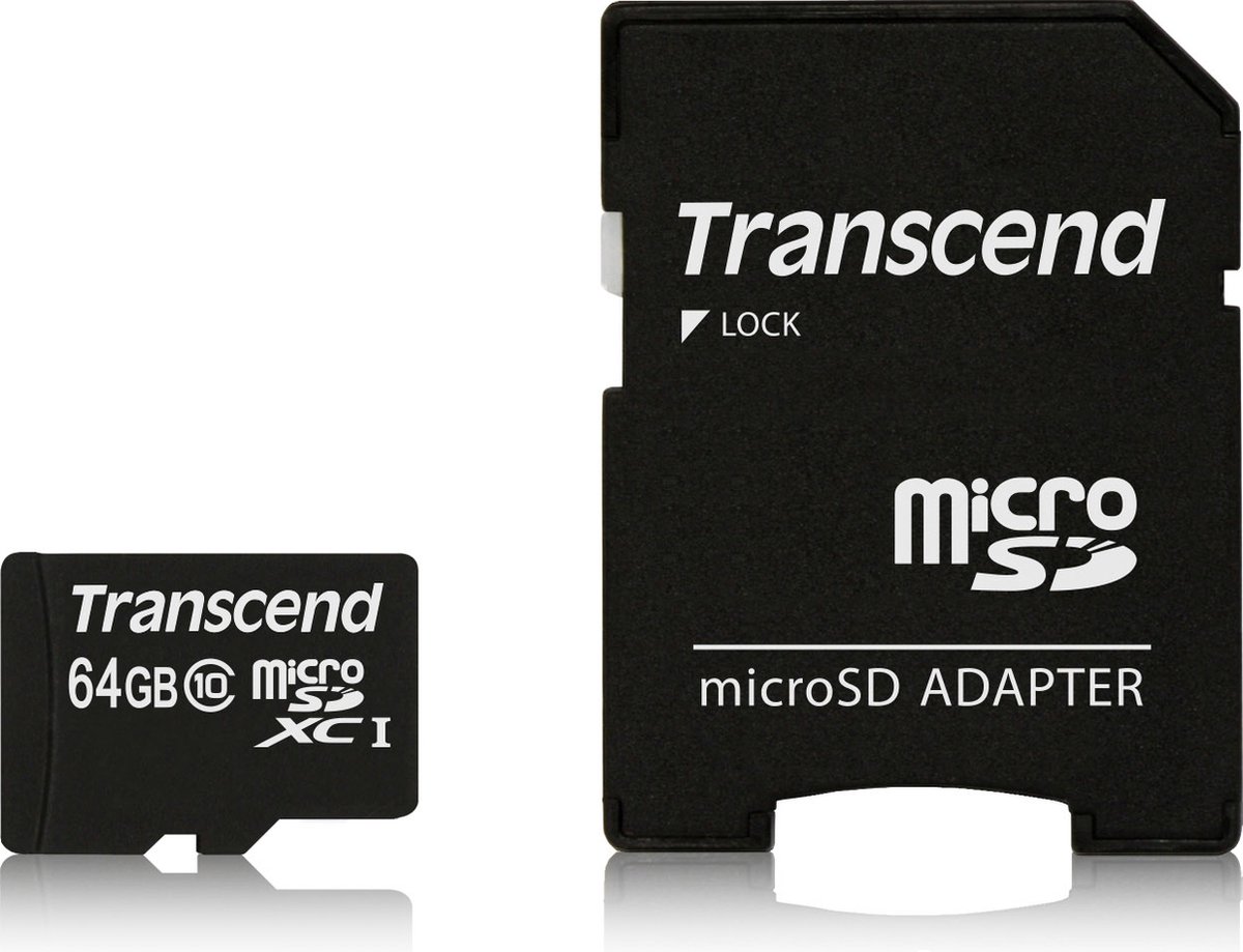 Transcend Premium Scheda microSDXC Industrial 64 GB Class 10, UHS-I incl. Adattatore SD