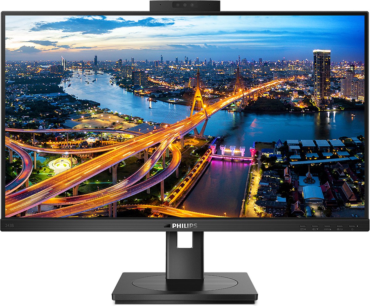 Philips 23,8 Usb-C Docking MONITOR,IPS1920X1080 Webcam 243B1JH/00