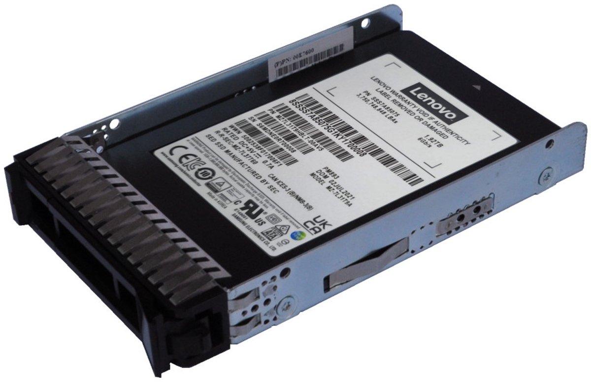 Lenovo Thinksystem 2.5 Multi Vendor 1.92TB Mixed Use 4XB7A90886