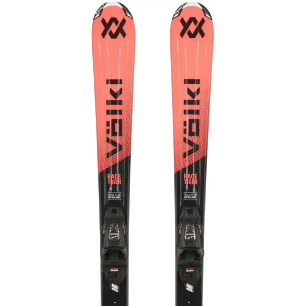 Skis Para Crianças Völkl Racetiger Jr + 4.5 Vmotion (120cm - Vermelho)