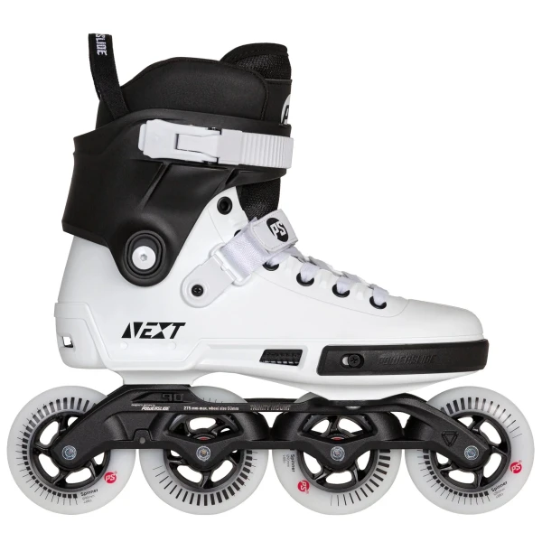 Patins Freeskate Powerslide Next Core Black 90 (White/Black - 36-37)