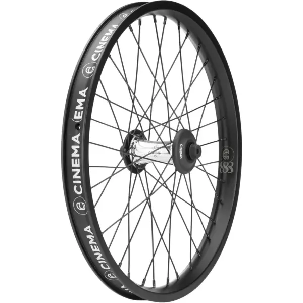 Cinema 888 FX 20" BMX Roda Dianteira (Black Rim/Polished Hub)