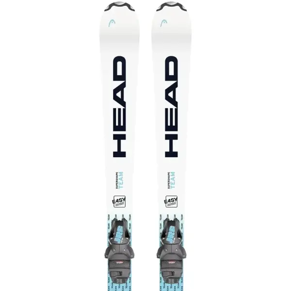 Esquis Júnior Head Supershape Team Easy + JRS 7.5 GW (137cm - Azul)