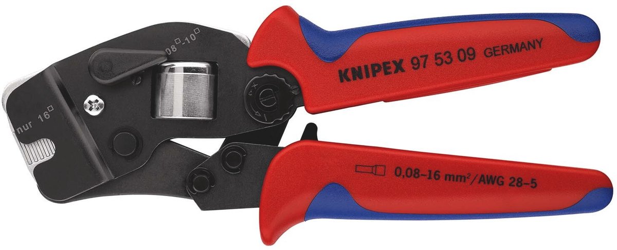 Knipex 0304475 Pinza crimpatrice Boccola 0.08 fino a 16 mm²