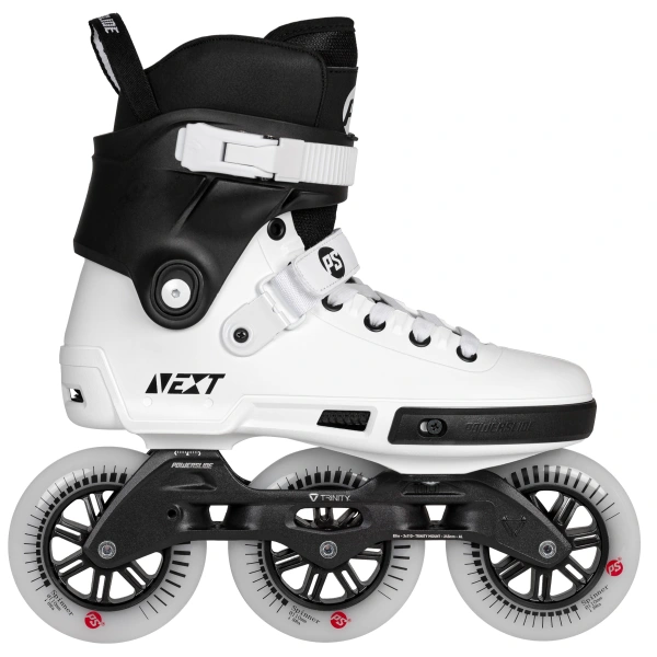 Patins Freeskate Powerslide Next Core Black 110 (White/Black - 38-39)