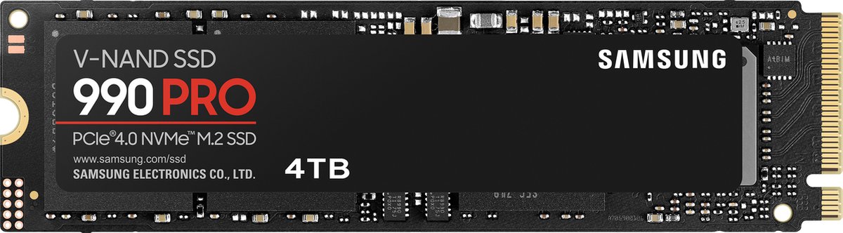 Samsung SSD 990 Pro 4TB M.2 Pcie 4.0 X4 Nvme 2.0 MZ-V9P4T0BW