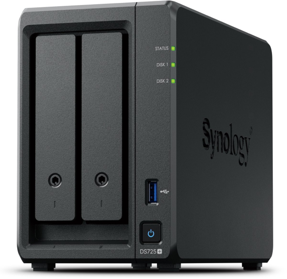 Synology Ds 2-BAY Plus Amd Ryzen R1600 Dc 3.1GHZ 4GB DDR4 DS725+
