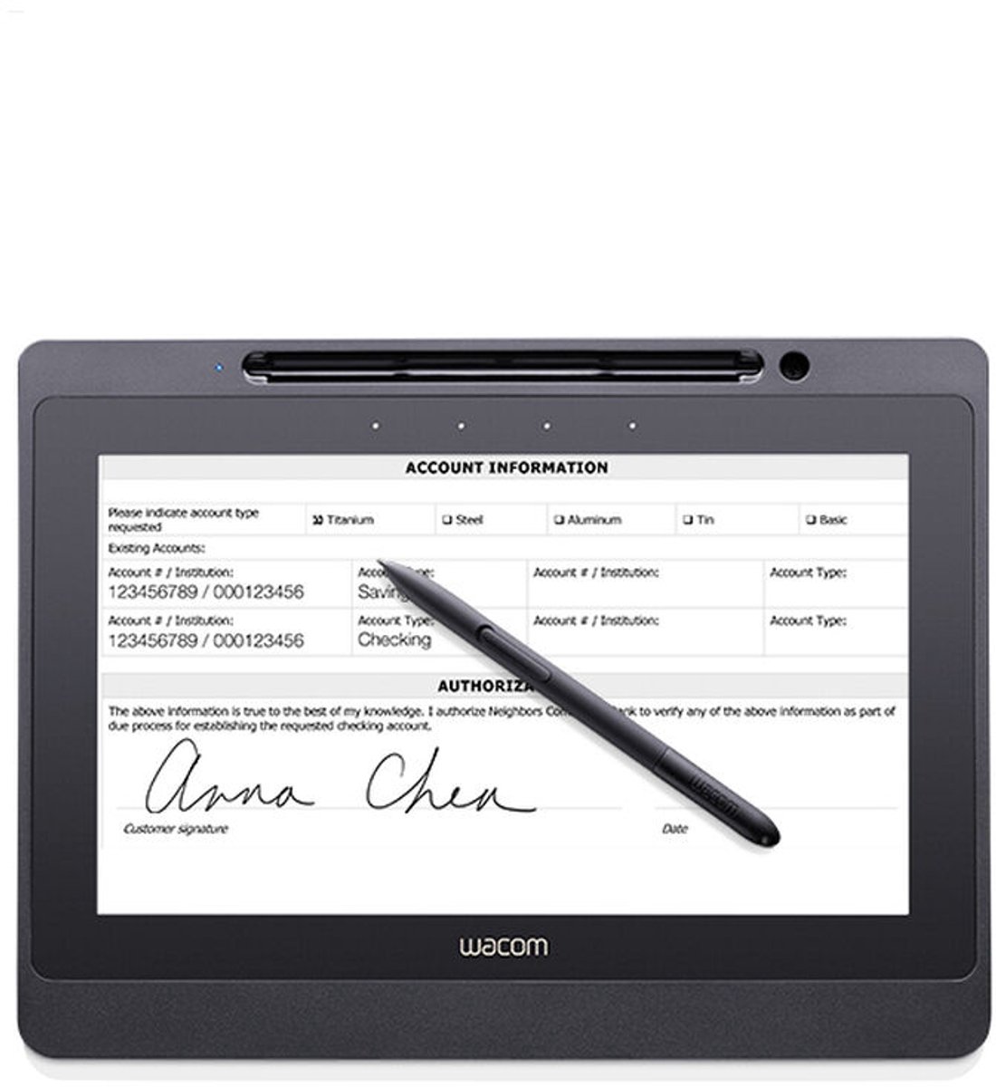 Wacom Tablet LCD Signature DTU1141B DTU1141B