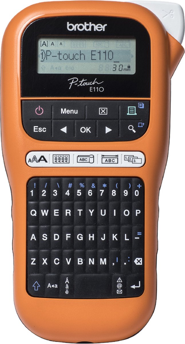 Brother PTE110 Settore Elettrico:valigetta,aliment,nastro PTE110VP
