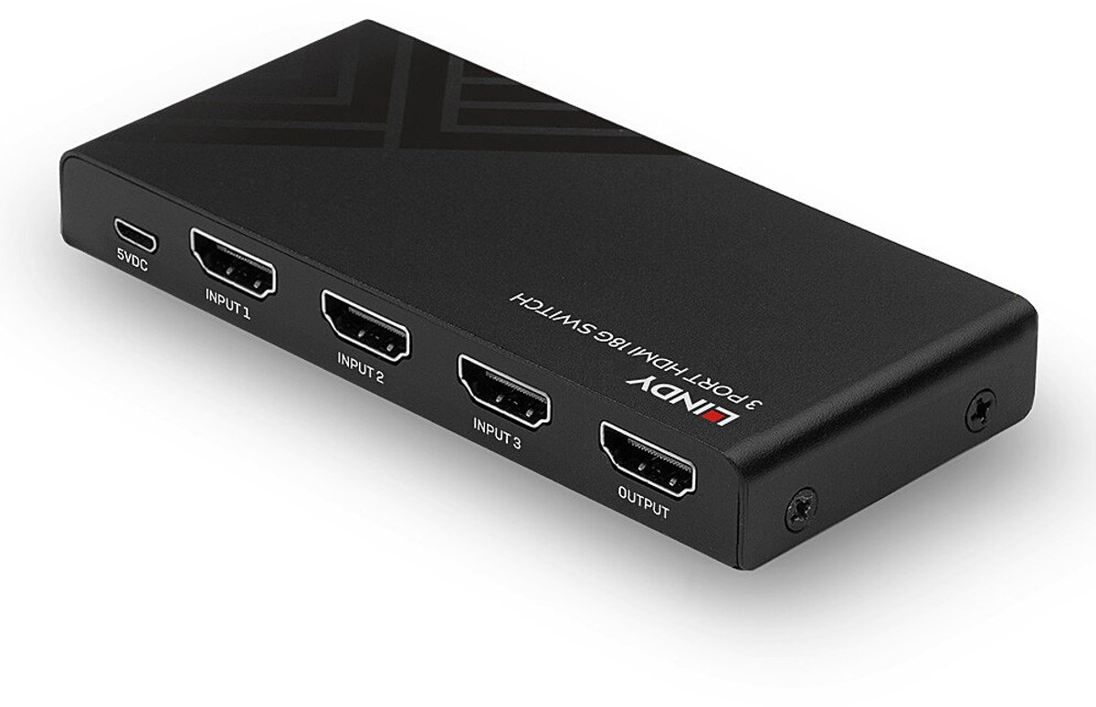 Lindy Switch Hdmi 18G 3 Porte LINDY38232