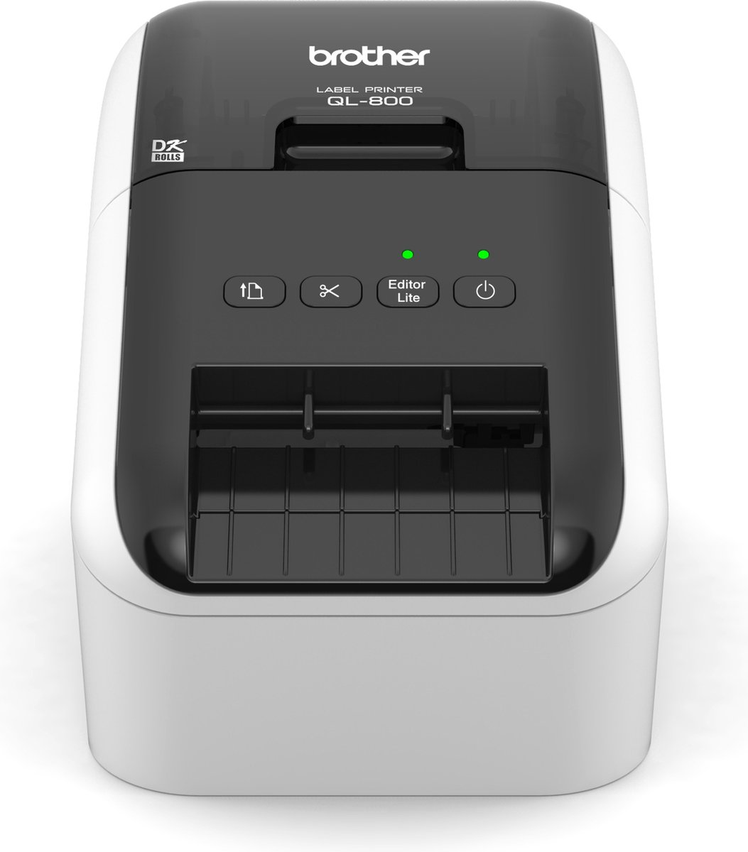 Brother QL-800 Stampante Etichette Con USB,DT,NERO/ROSSO QL800UA1