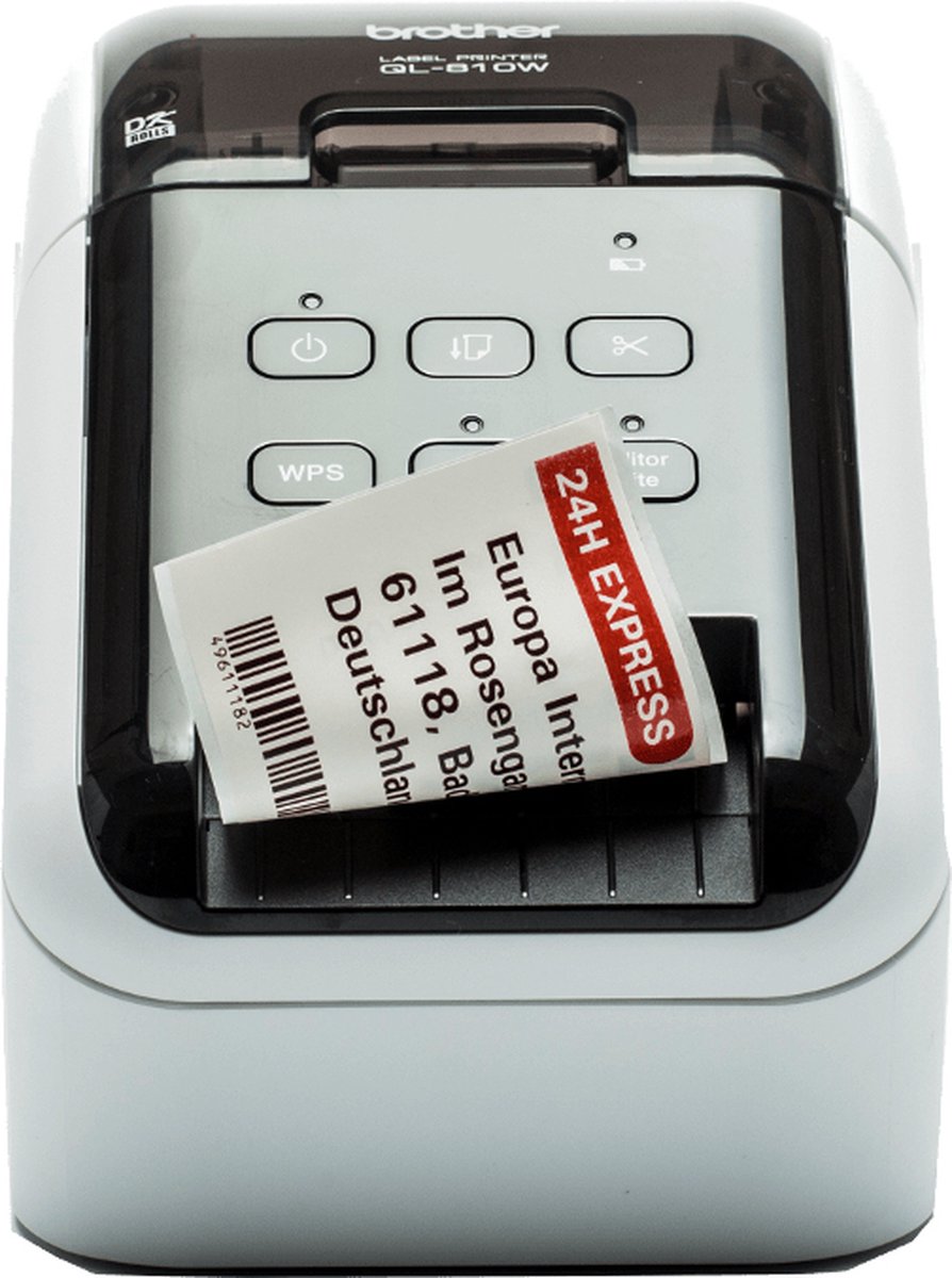 Brother QL-810W Stampante ETICHETTE,WIFI,USB,DT,NERO/ROSSO QL810WCUA1