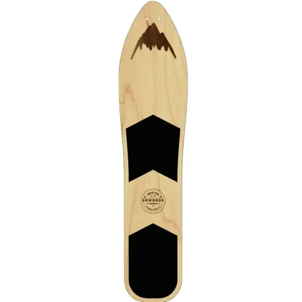 Prancha Snowboard Burton The Throwback (100cm - Castanho)