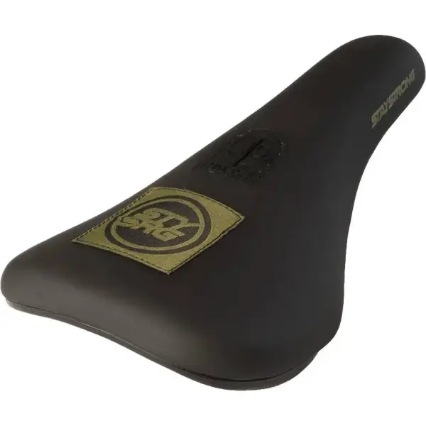 Selim BMX Stay Strong Icon Patch Slim (Preto/Verde)