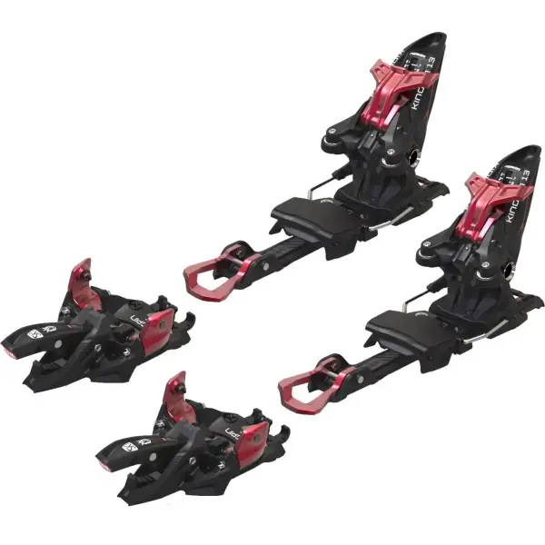 Fixações De Ski Marker Kingpin 13 (100mm-125mm - Preto/Vermelho)