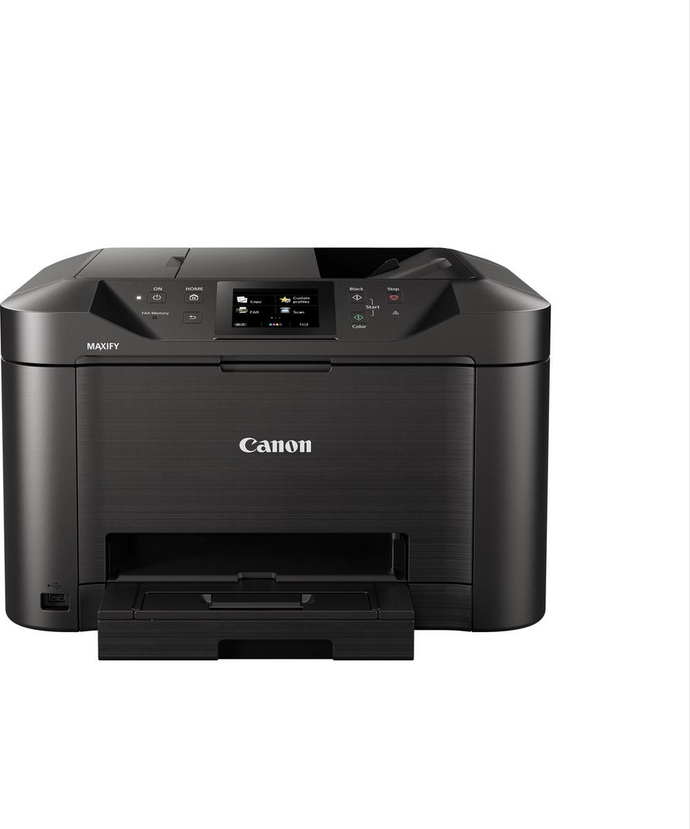 Canon Multifunzione Ink A4 Colore, Maxify Mb5150, Fronte/Retro, Adf, USB/LAN/Wifi, 4 In 1 0960c009