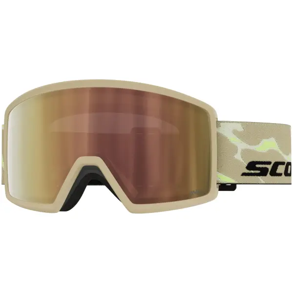 Máscara De Esqui Scott Neo Light Sensitive (Mojave Beige Amp Ls Cinnamon Chrome S1-3)