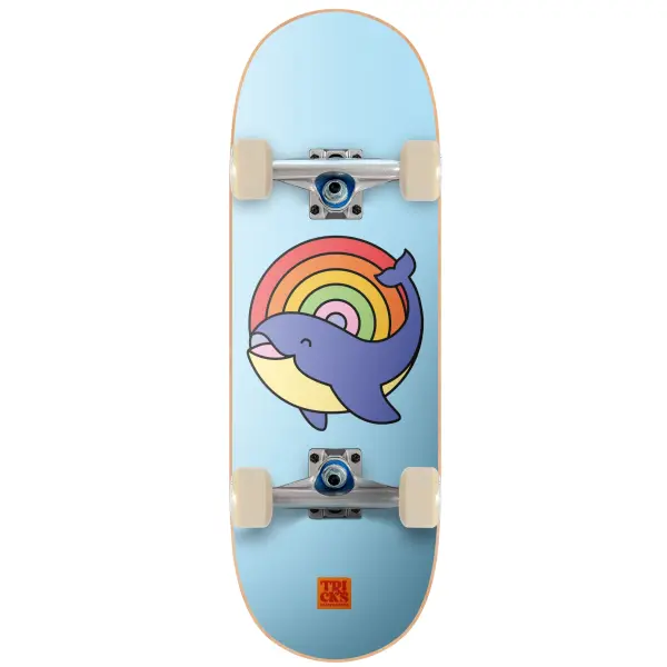 Skate Criança Tricks Whale Soft Top (8.25" - Azul)