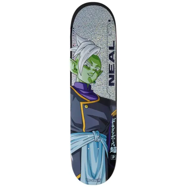 Tábua De Skate Primitive Neal Zamasu Dragon Ball Super II (8" - Prateado)