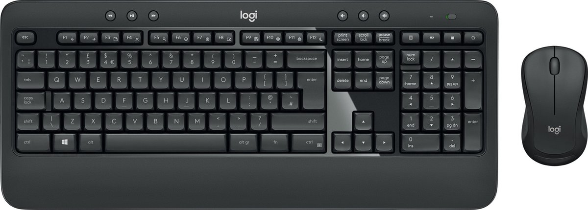 Logitech Bundle Wireless Tastiera + Mouse Mk540, Layout Ita 920-008679