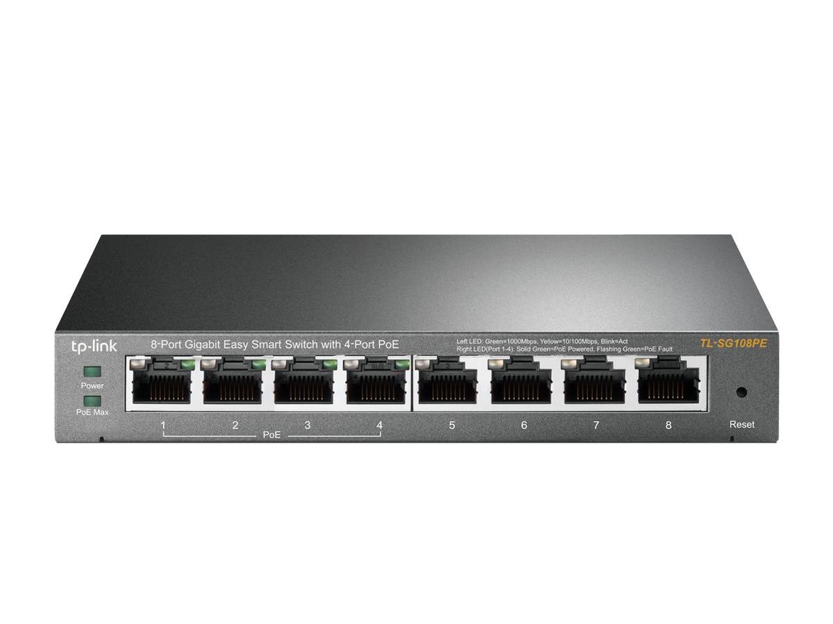 Tp-Link Gigabit POE Smart Switch TL-SG108PE