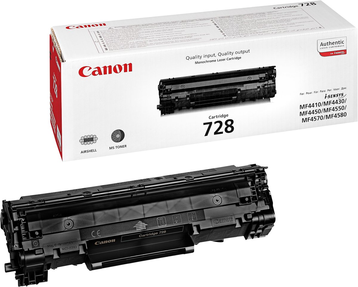 Canon Toner Nero Per Mf44xx/Mf45xx Crg728 3500b002