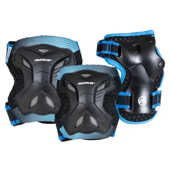 Powerslide Pro Skyddsset 3-Pack (XS - Svart)