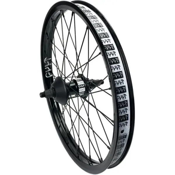 BMX Hjul Cult 20" Crew Freecoaster V2 Freestyle (Svart - Right hand drive)