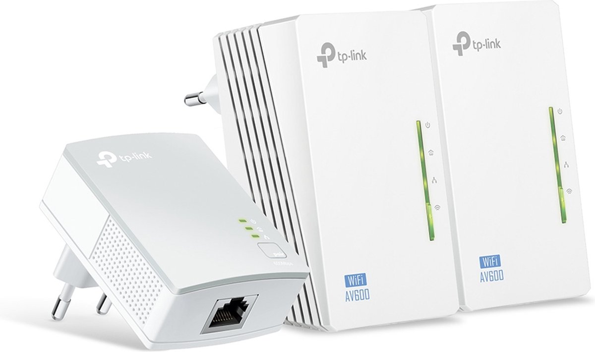 Tp-Link AV600 Powerline Wi-Fi 3-PACK Kit TL-WPA4220 TKIT