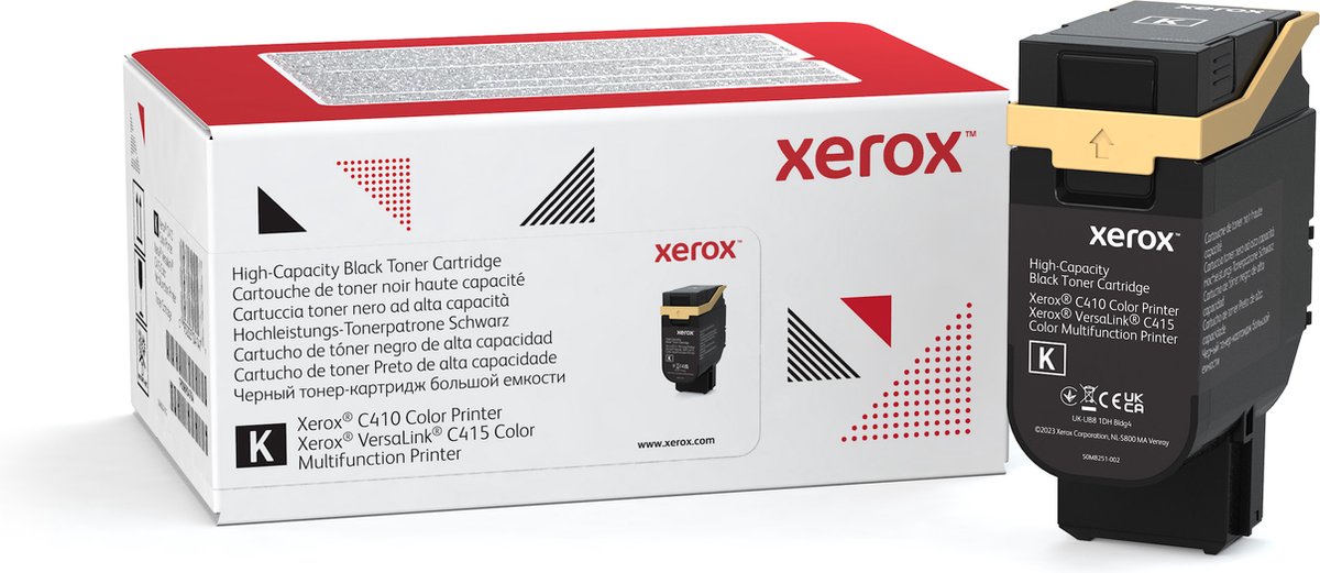 Xerox Versalink C410/C415 Black High Capacity Toner Cartridge (10 500 Pages) 006R04685