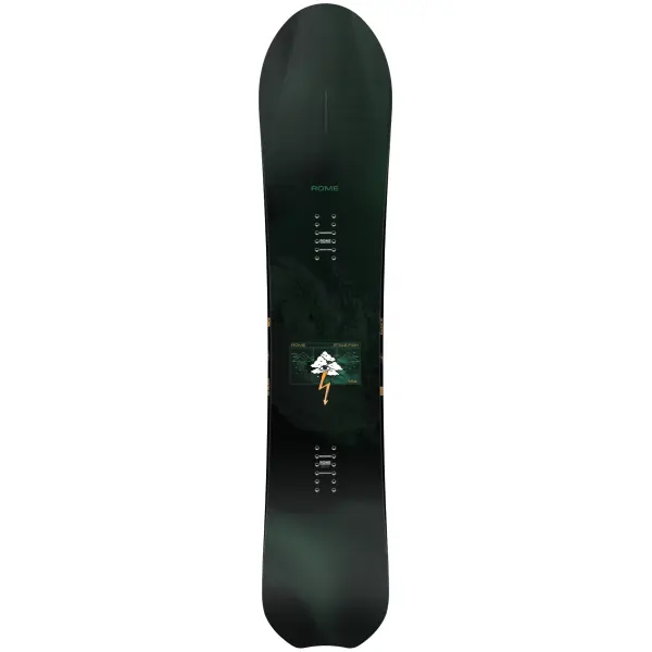 Snowboard Rome Stale Fish (154cm - Svart)