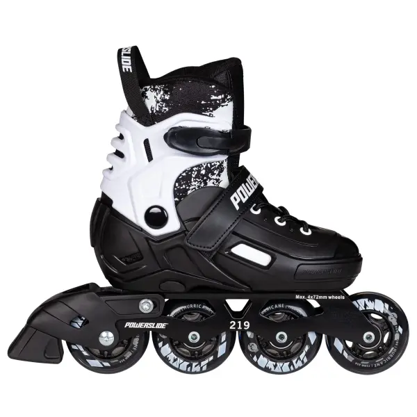 Inlines Barn Powerslide Khaan Magic (Svart - 39-42)