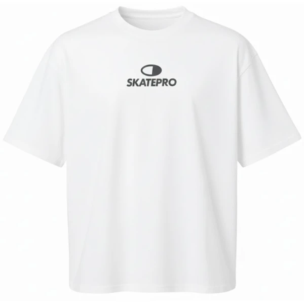 T-shirt SkatePro Heavy Box (XXL - Bright White)