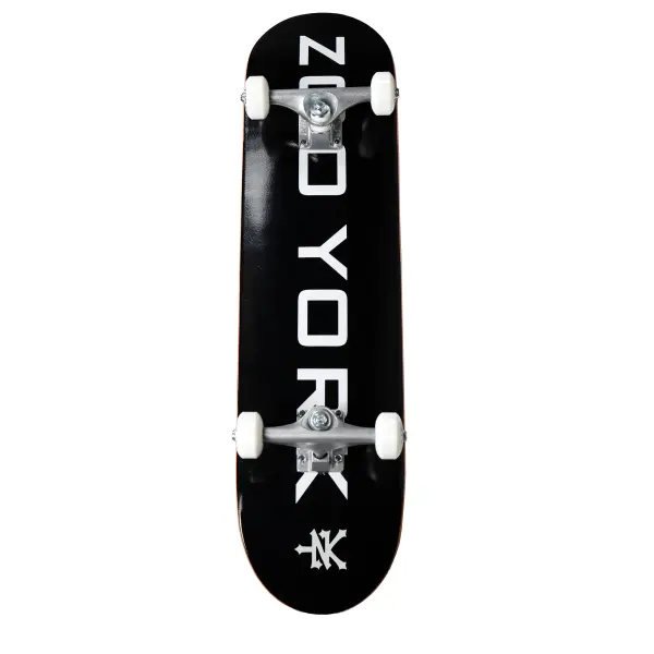Zoo York Logo Block Komplett Skateboard (7.75" - Svart/Vit)