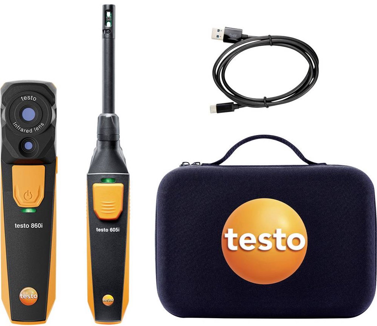 testo testo 860i Schimmel-Set Igrometro 0 % ur 100 % ur Kit igrometro e termometro ad infrarossi