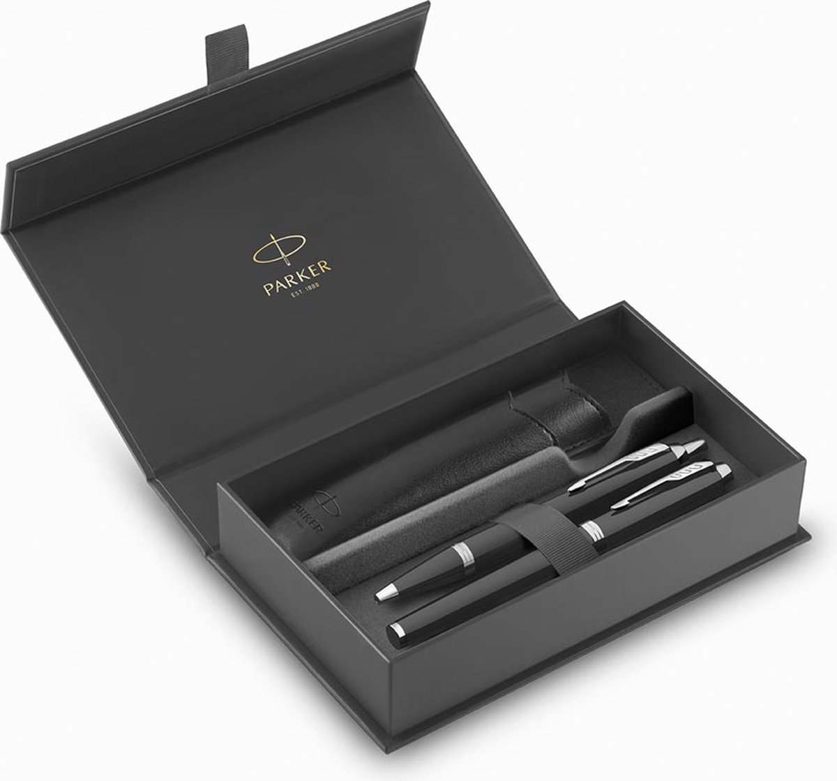 Parker Gift Set Duo : Im Black Ct Stilografica M + Sfera 2214457