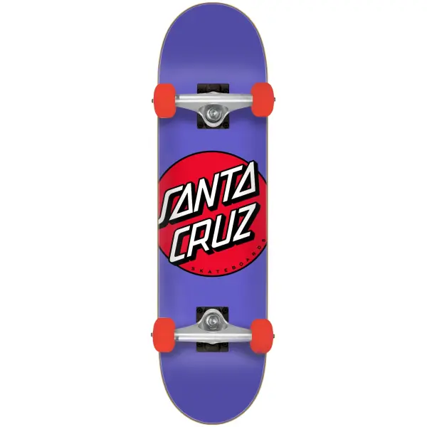 Skateboard Komplett Santa Cruz Spotlight Dot Mini (7.75" - Lila)