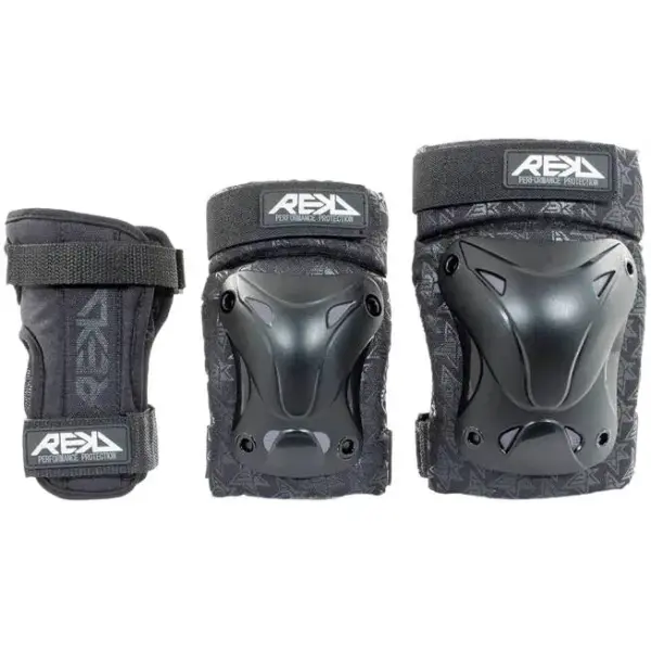 Skyddsset REKD Recreational 3-pack (S - Svart)
