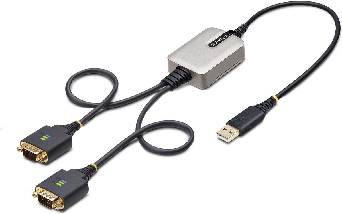 Startech Cavo Da USB A Seriale 2 Porte RS232 60 Cm Ftdi 2P1FFC-USB-SERIAL